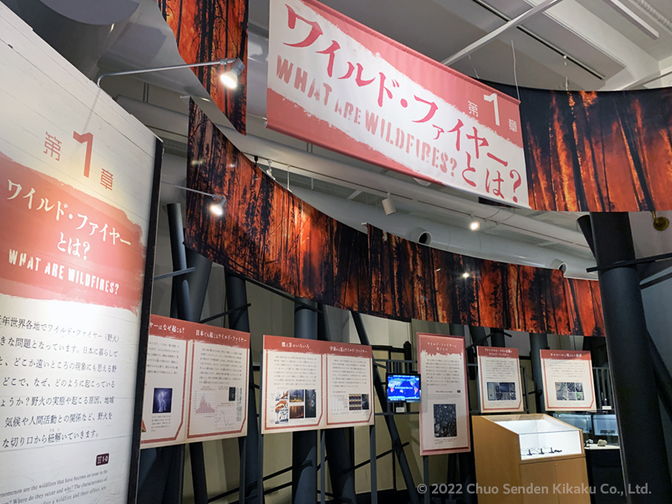 国立科学博物館　企画展「ワイルド・ファイヤー：火の自然史」